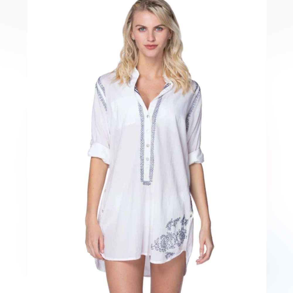Subtle Luxury Boyfriend Shirt/Cover Up